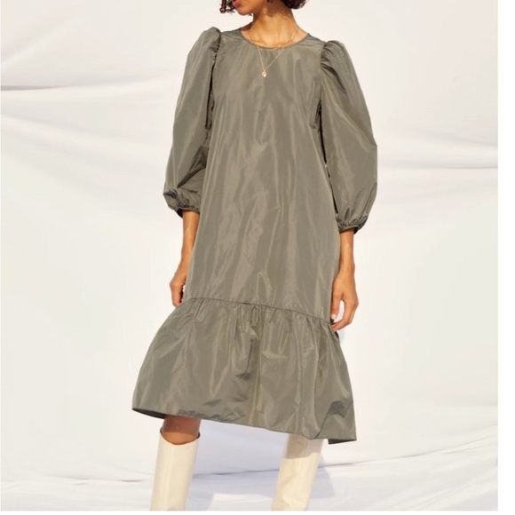 Aritzia Wilfred Sedona Taffeta Dress - Picture 1 of 12